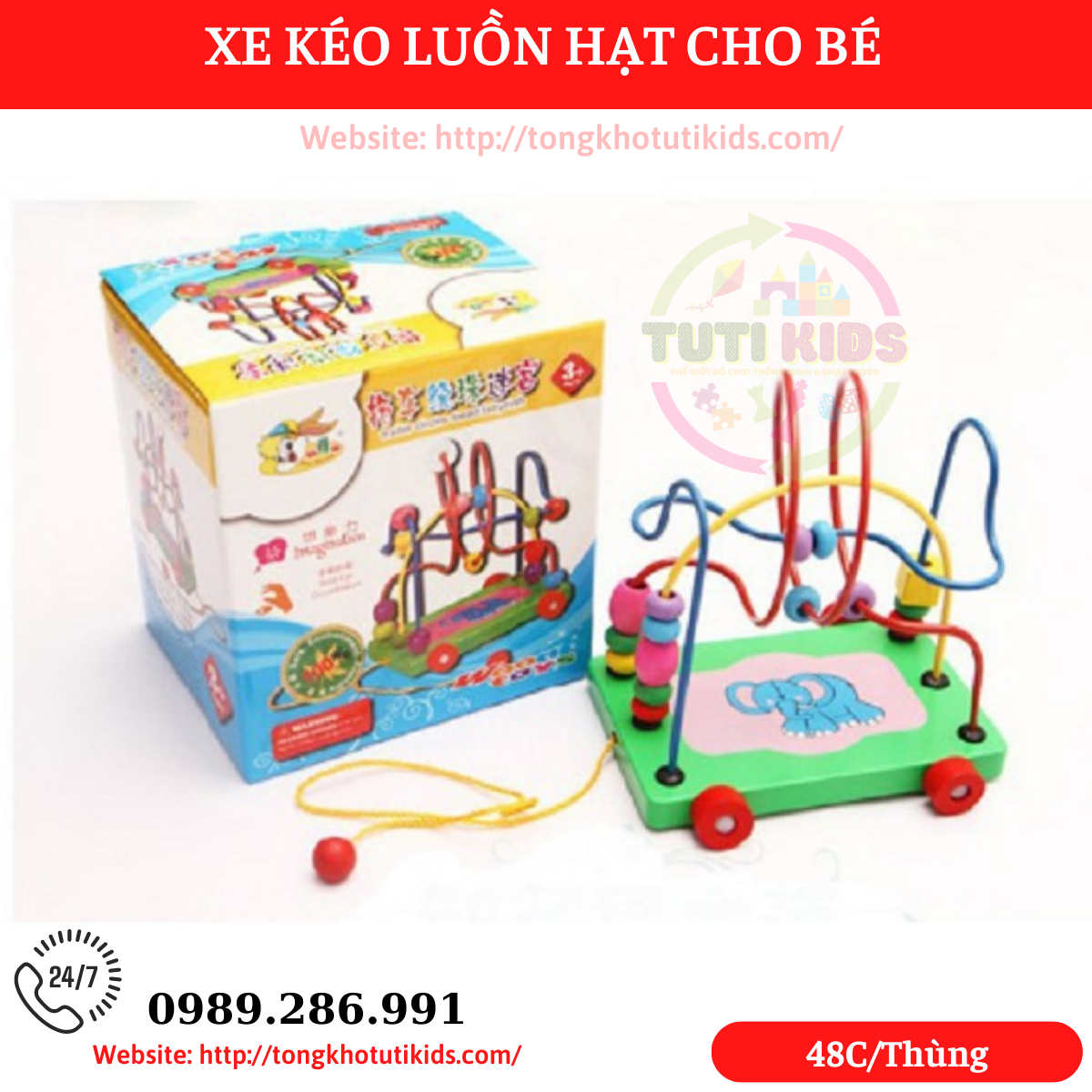 Luồn kéo xe (48 bộ/thùng)