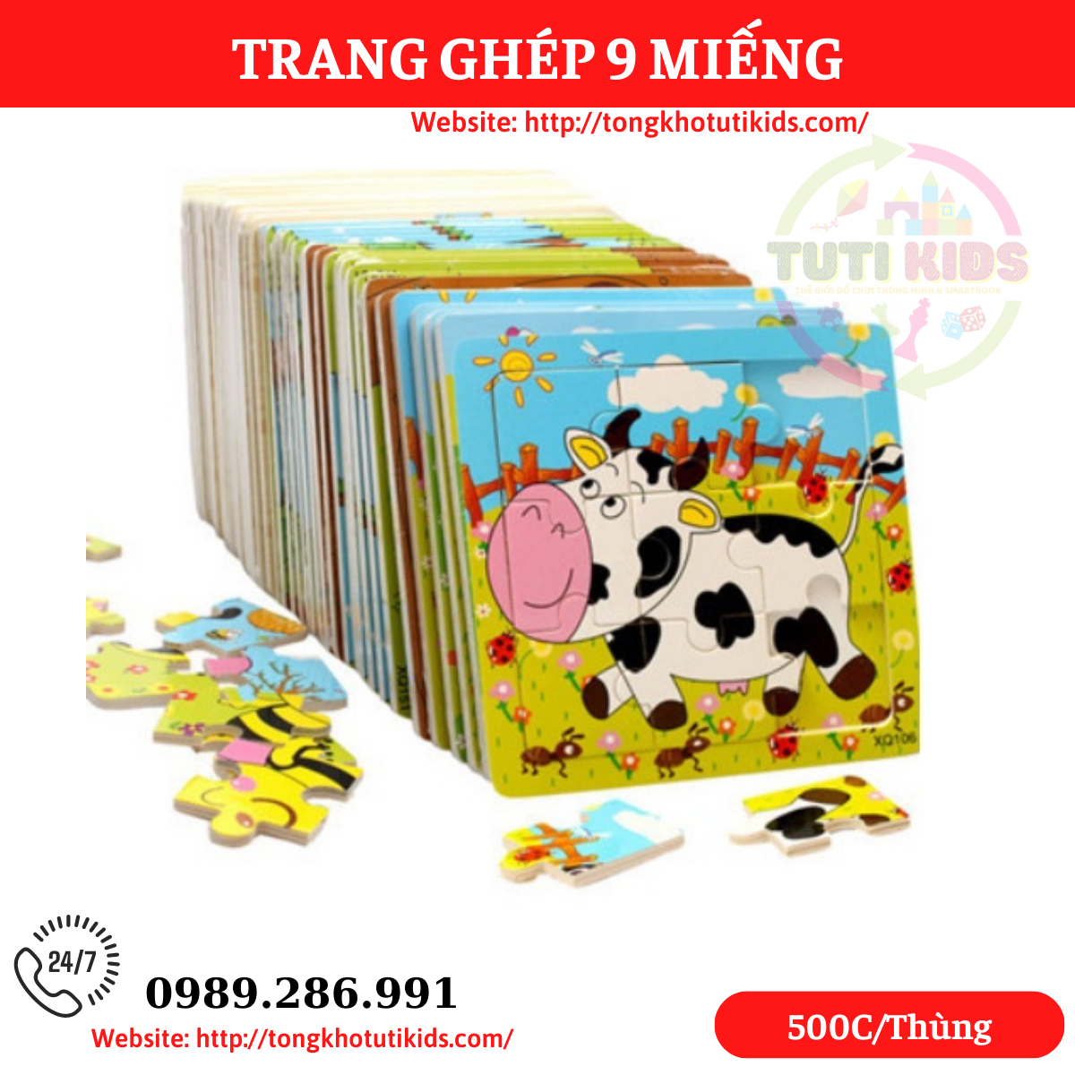 Tranh 9m (500 bộ/thùng)