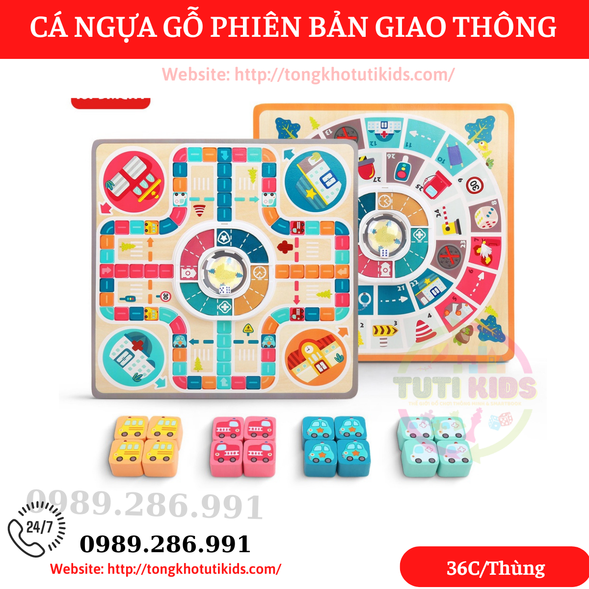 Cờ cá ngựa (24 bộ/thùng)