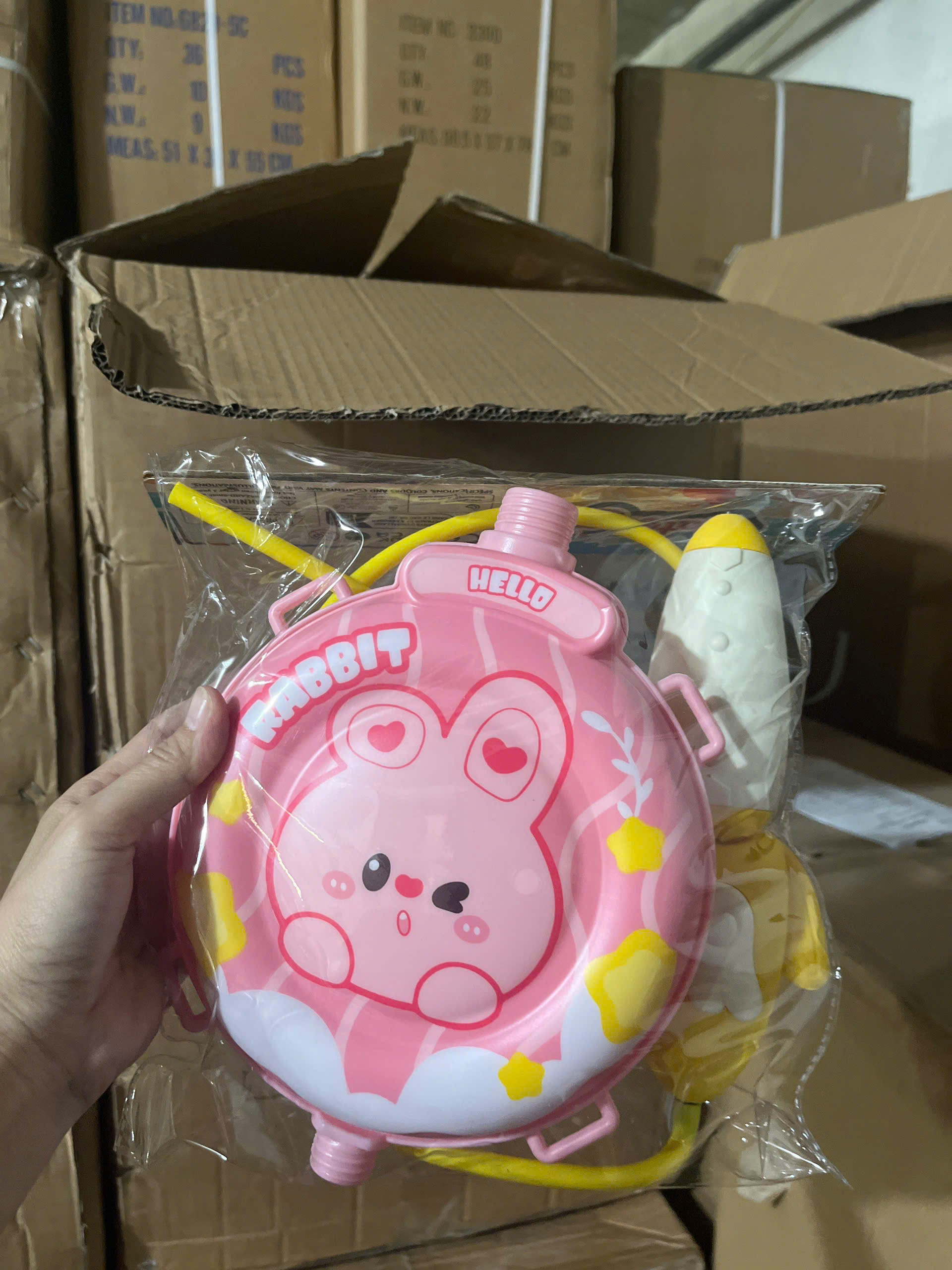 Balo phun nước THỎ mã 319