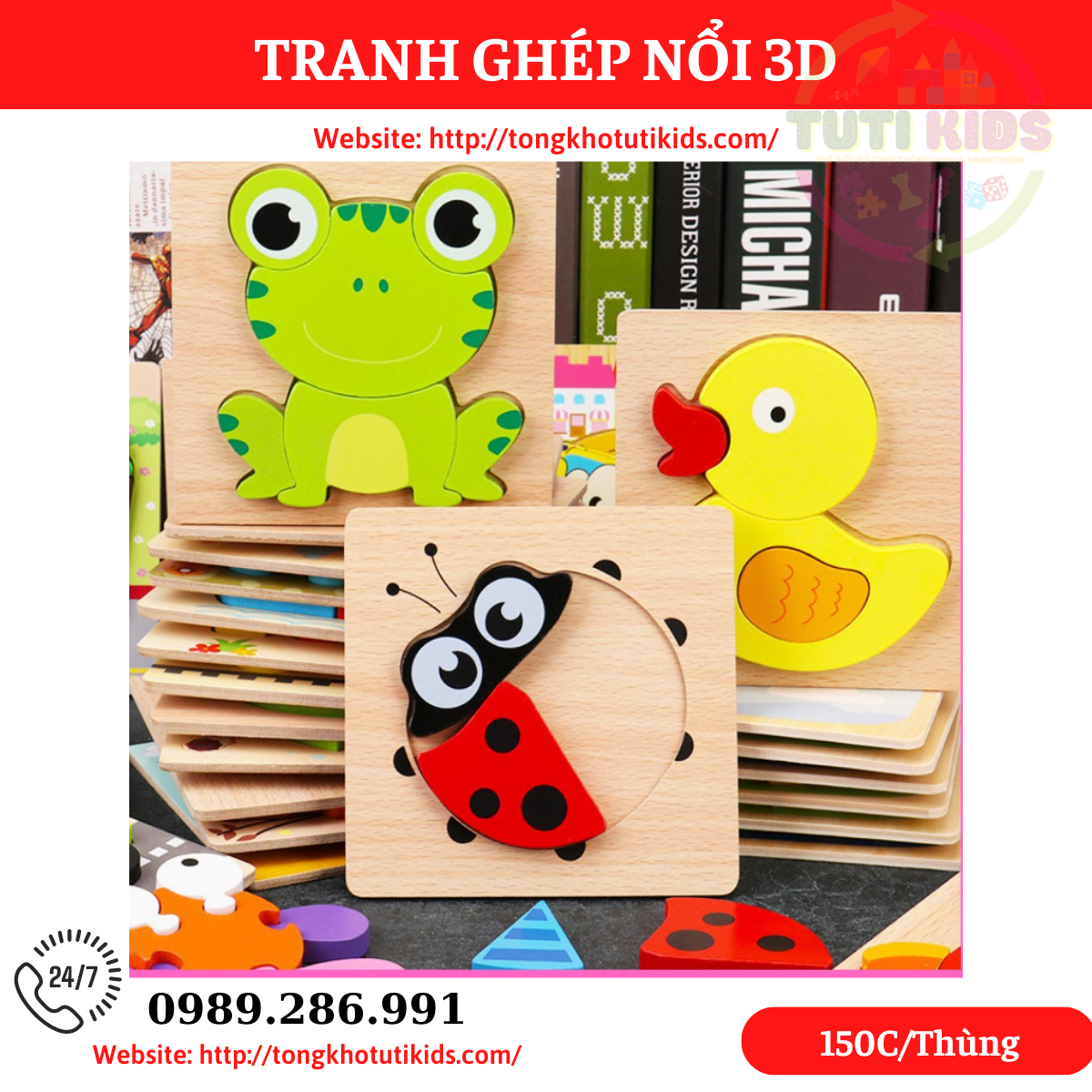 Tranh Nổi (150 bộ/thùng)