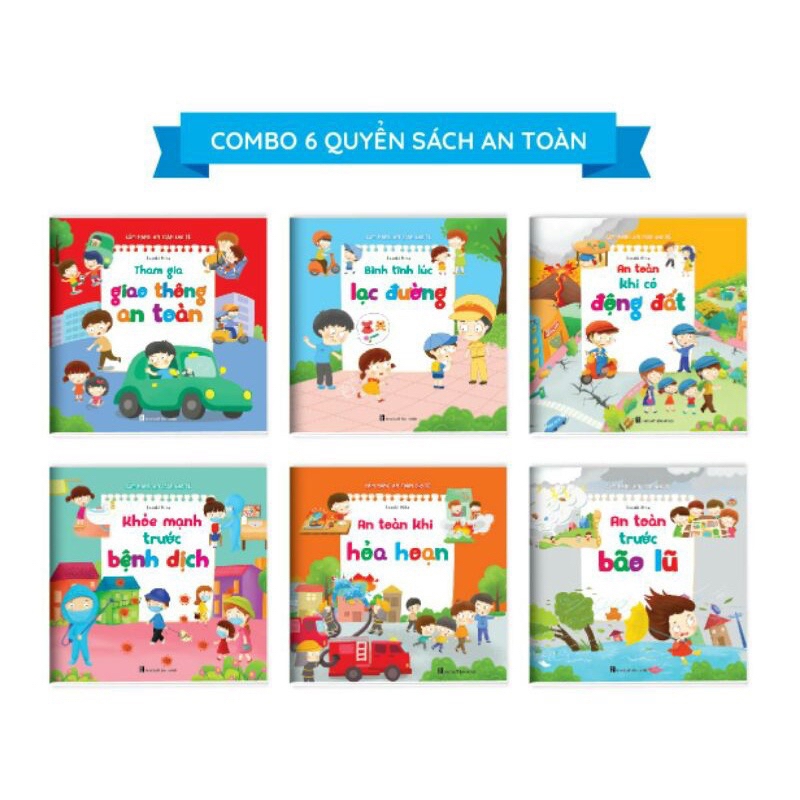 Bộ sách cẩm nang an toàn cho bé 6 cuốn