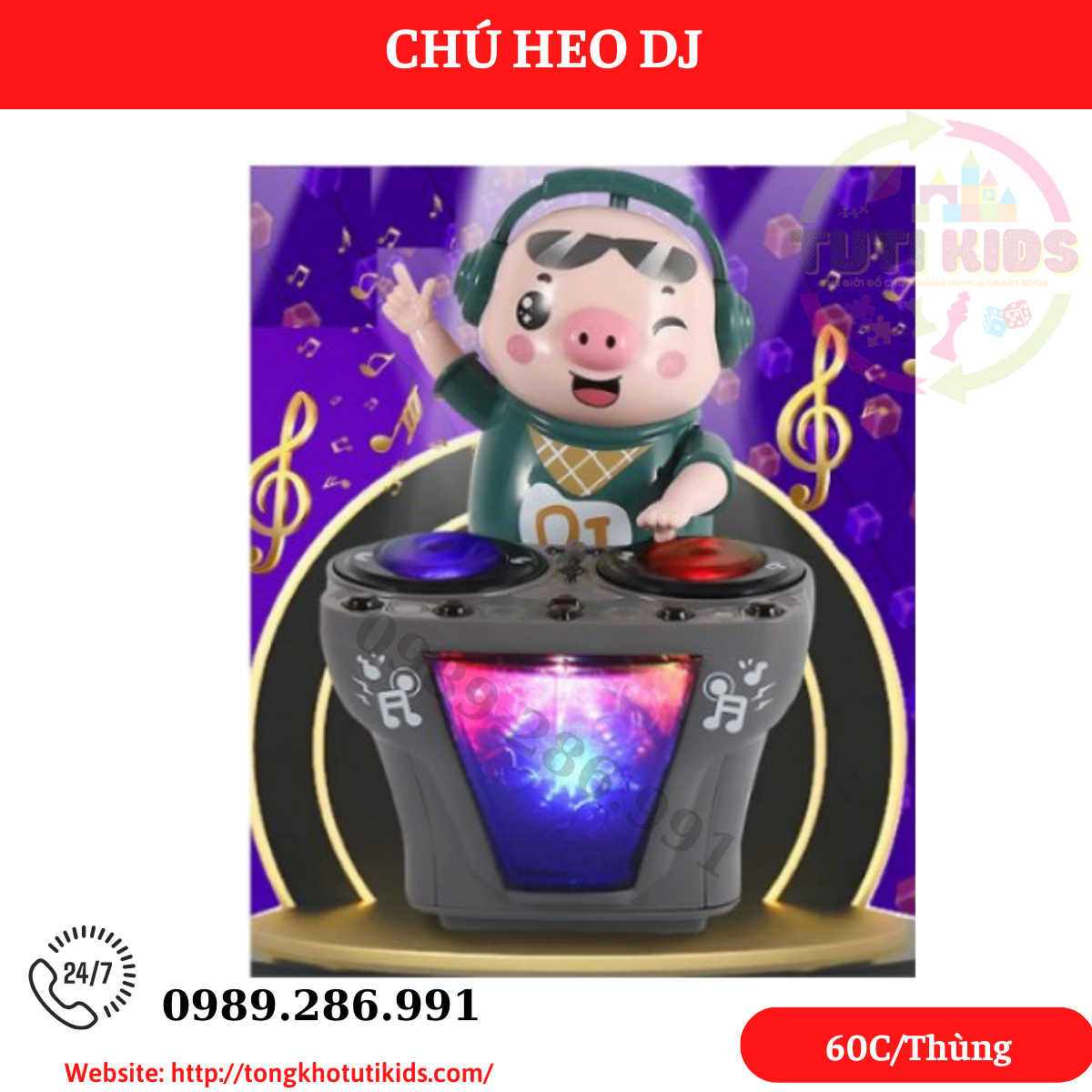 Heo DJ(60 bộ/thùng)