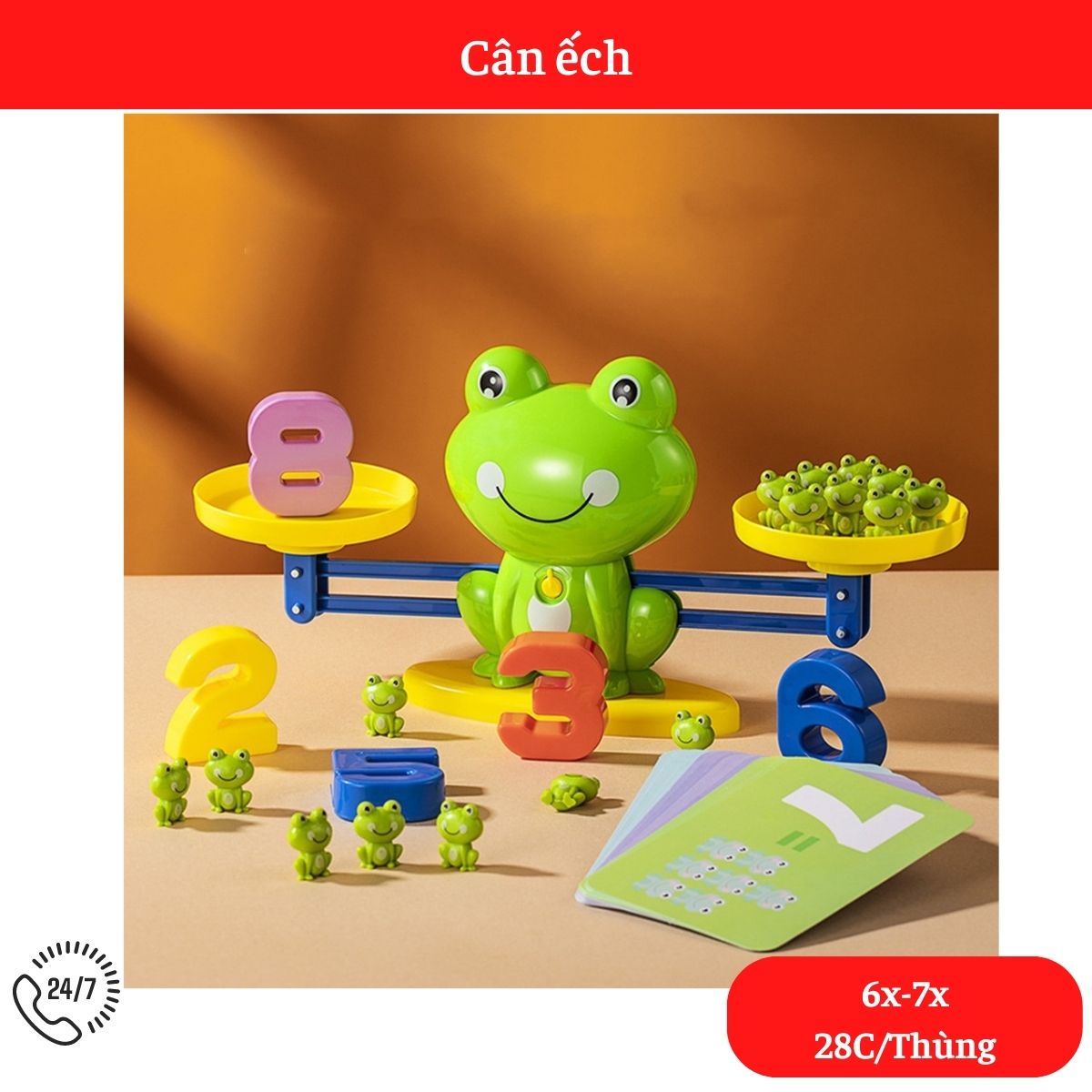 Cân ếch(28 bộ/thùng)