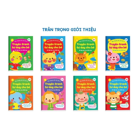 Bộ truyện tranh tư duy cho bé 8 cuốn
