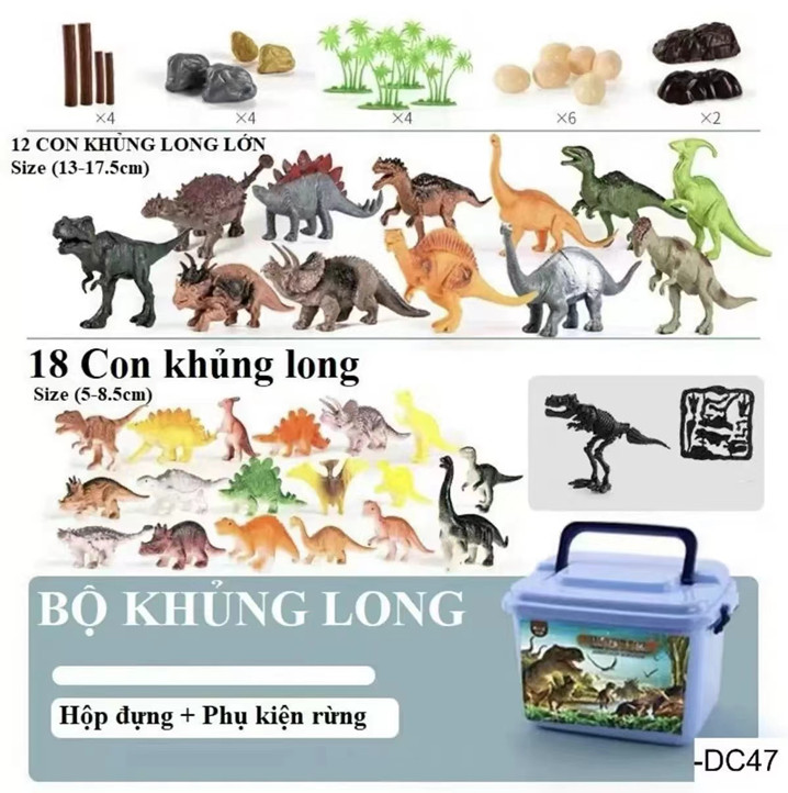 Thú khủng long 52pcs mã M120