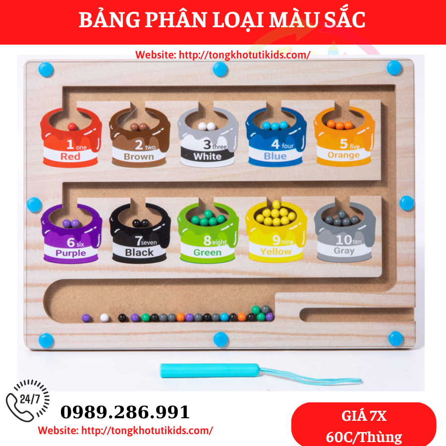 Bảng phân loại màu sắc (20x30) (68 bộ/thùng)