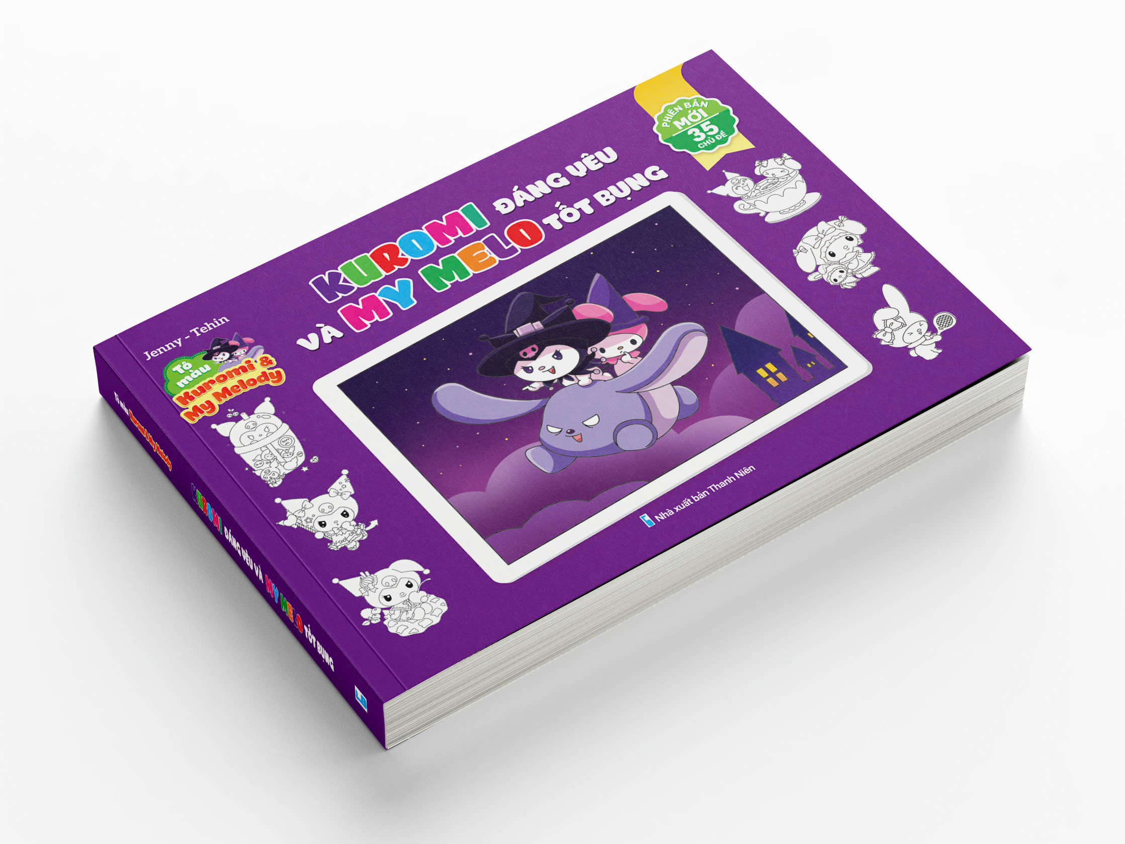 Sách tô màu hoạt hình (5 mẫu) giá theo cuốn