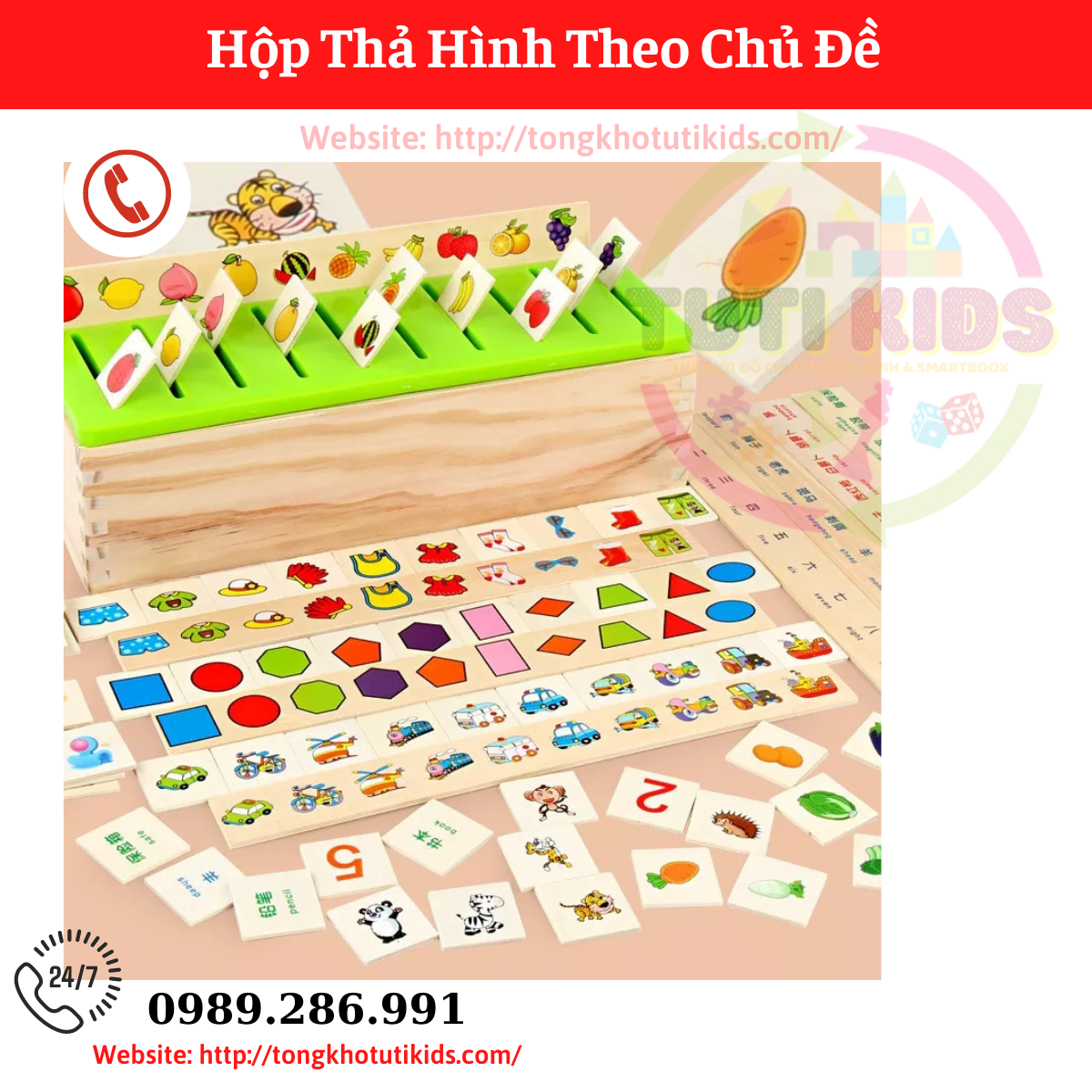 Bộ tư duy thả hình (30 bộ/thùng)