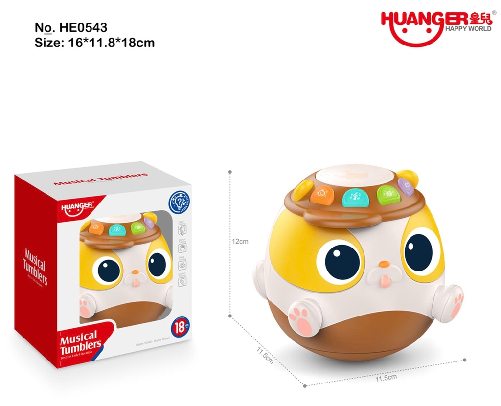 Lật đật âm nhạc chú chó HE0544 (24b/thùng)