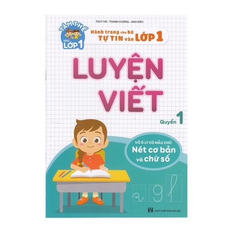 Bộ 2 quyển luyện viết - Hành trang cho bé vào lớp 1