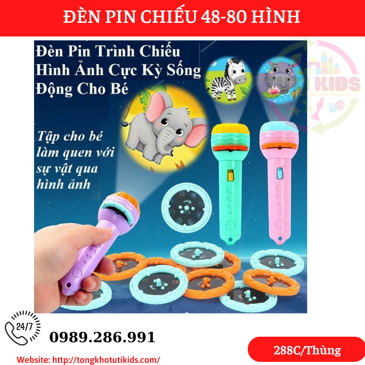 Đèn Pin( 80 hình)(240 bộ/thùng)