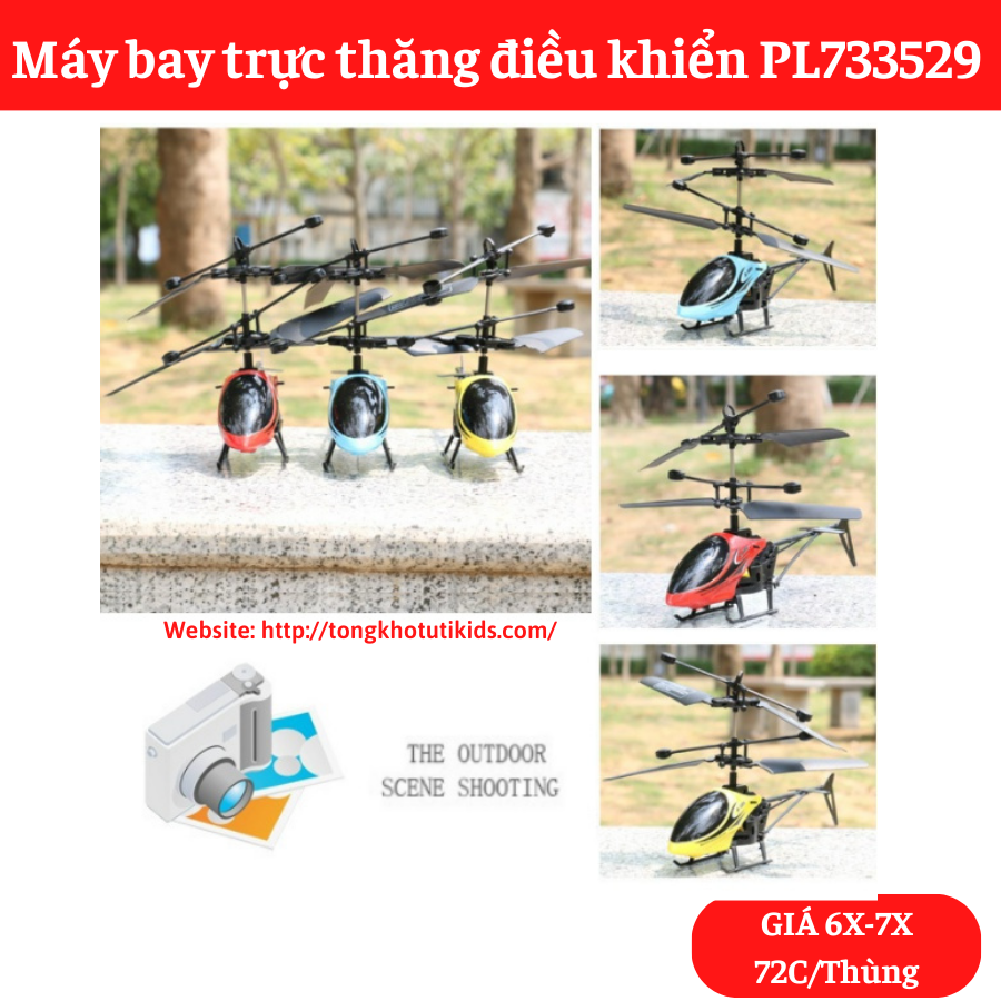 Máy bay trực thăng điều khiển QF810(72 bộ/thùng)