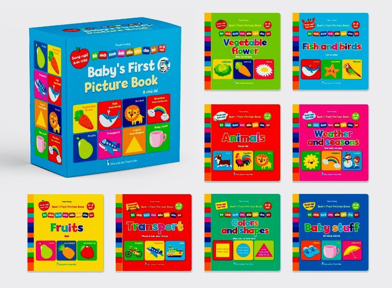Baby first picture book (bộ sách hình ảnh đầu tiên cho bé về thế giới xung quanh)