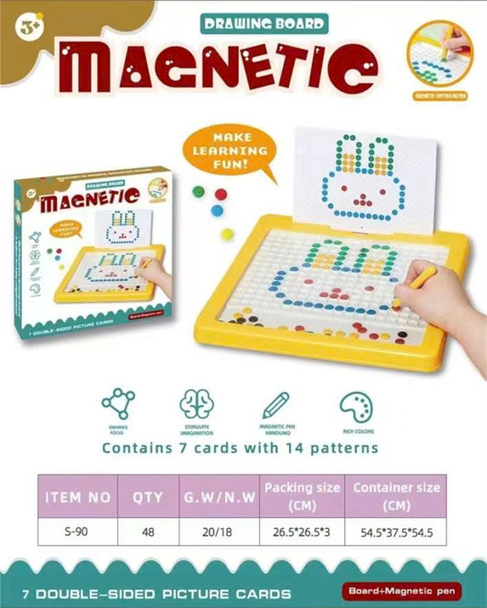 Bảng từ nam châm 27cm S-90