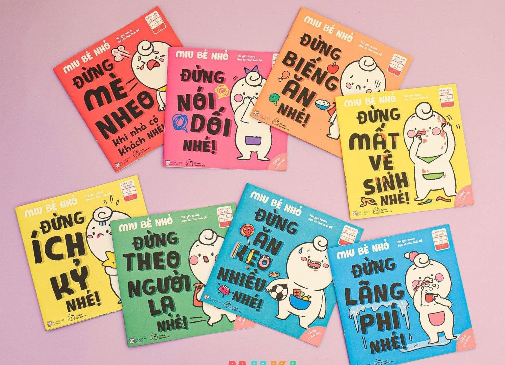 Bộ Miu bé nhỏ 8 cuốn Phần 2