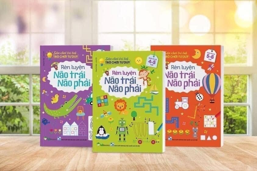 Rèn luyện não trái, não phải cho bé từ 3-6 tuổi ( Bộ 3 cuốn)