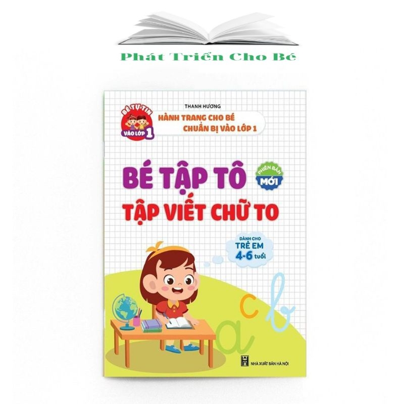 Bé tập tô tập viết chữ to