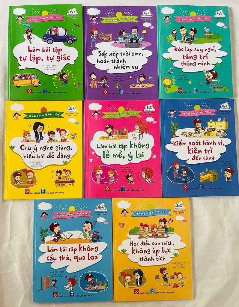 Bộ 8 cuốn kỹ năng quản lý bản thân