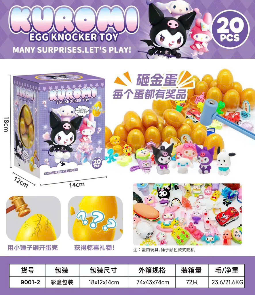 Đập Trứng Vàng Capipara, Koromi, Labubu (loại tốt)