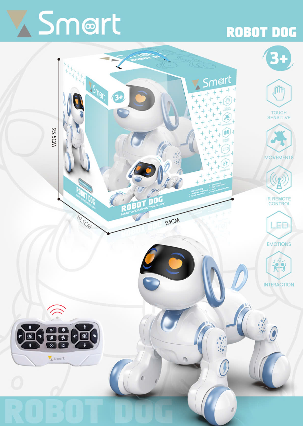 Robot Chó có điều khiển(12 bộ/thùng)
