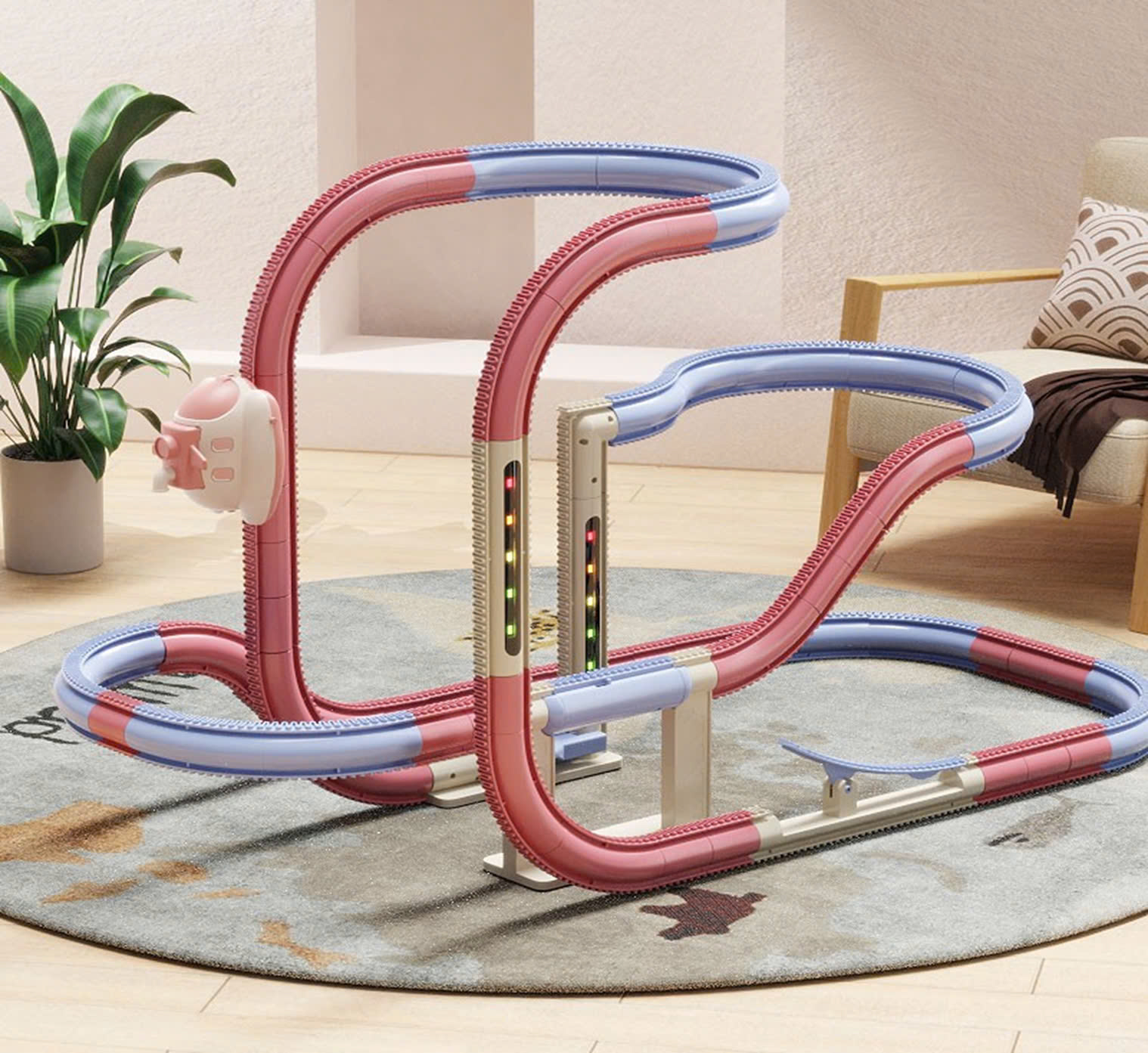 Đường ray tàu lượn mã 3204A(12 bộ/thùng)