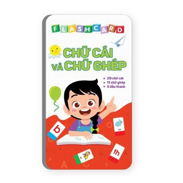 Thẻ chữ cái và chữ ghép size 10*15cm