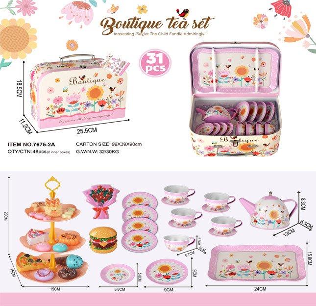 Vali trà bánh 2 7675-2A (48 bộ/thùng)