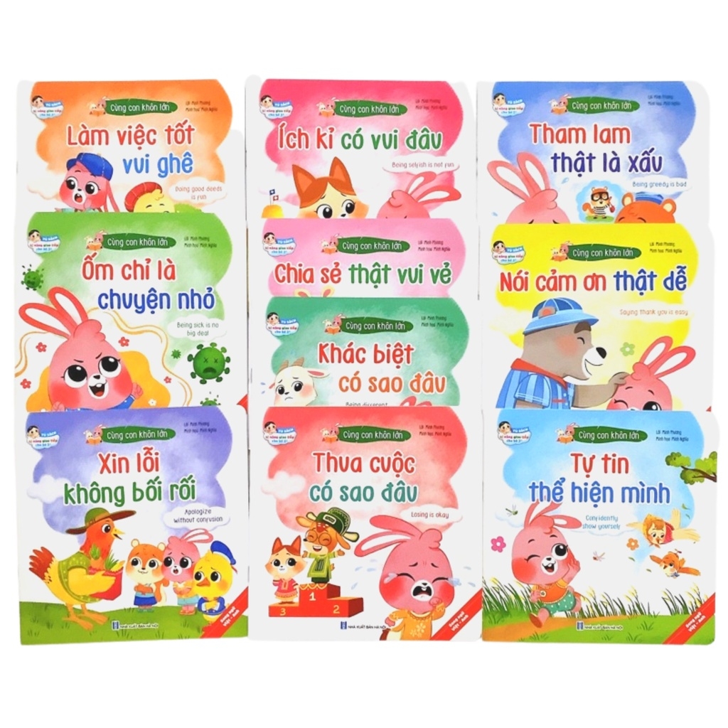 Truyện ehon cùng con khôn lớn 10q