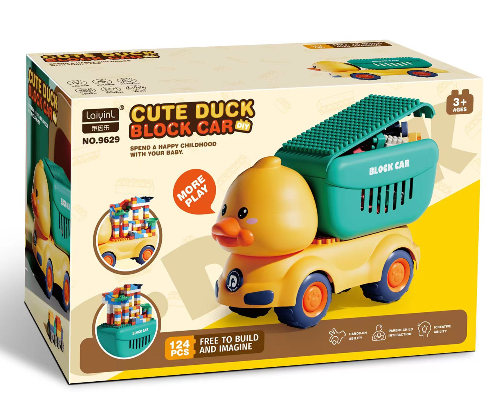 Xe tải vịt chở LEGO  9629(15 bộ/thùng)