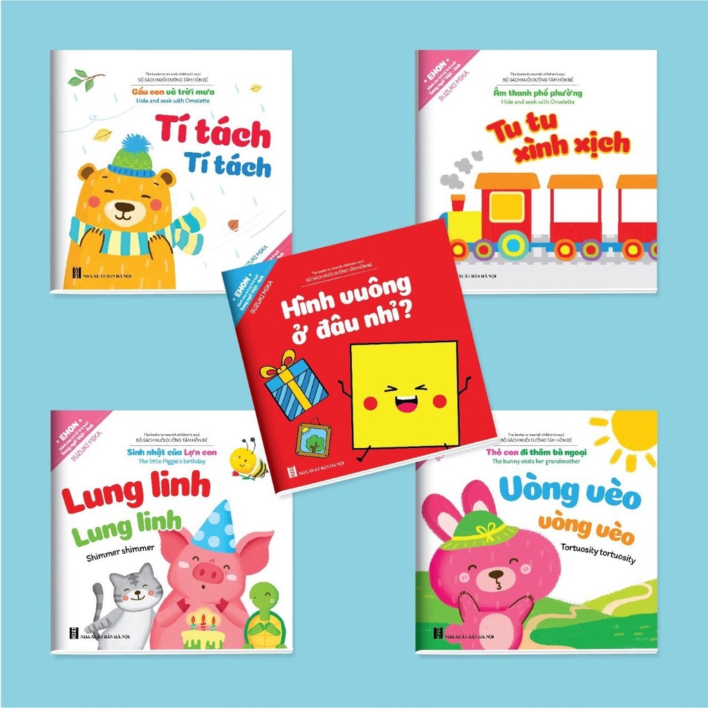 Bộ ehon 5 cuốn kèm file nghe