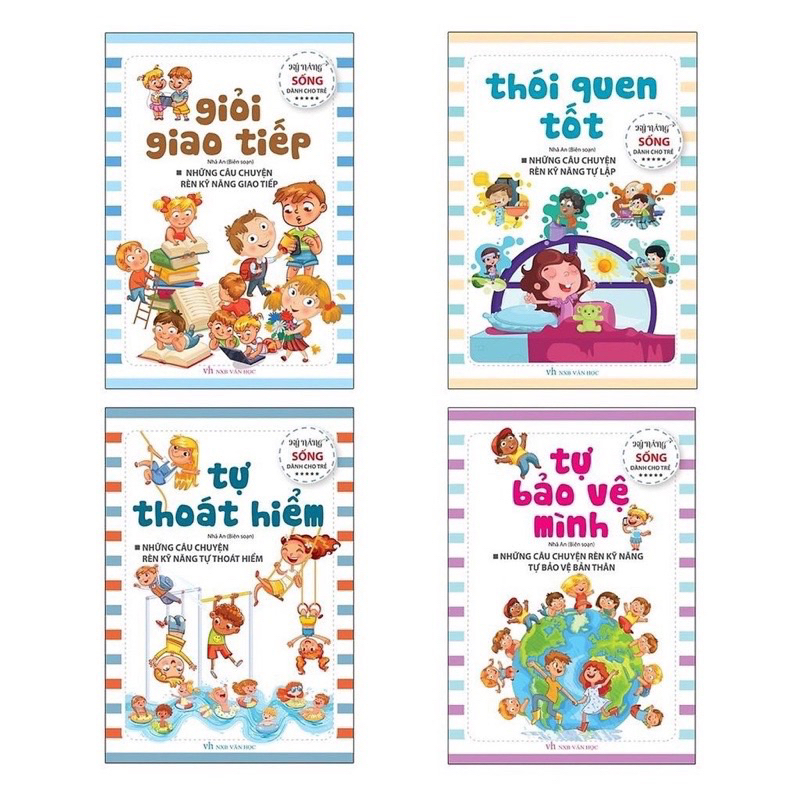 Bộ kỹ năng sống 4 cuốn
Hàng in