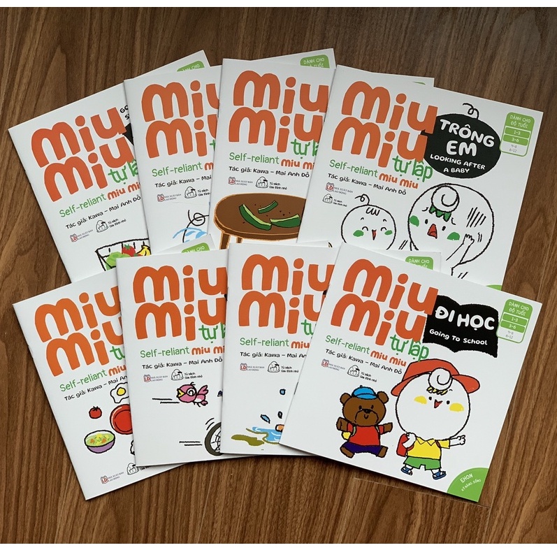 Bộ ehon miu tự lập phần 2 (8 cuốn)