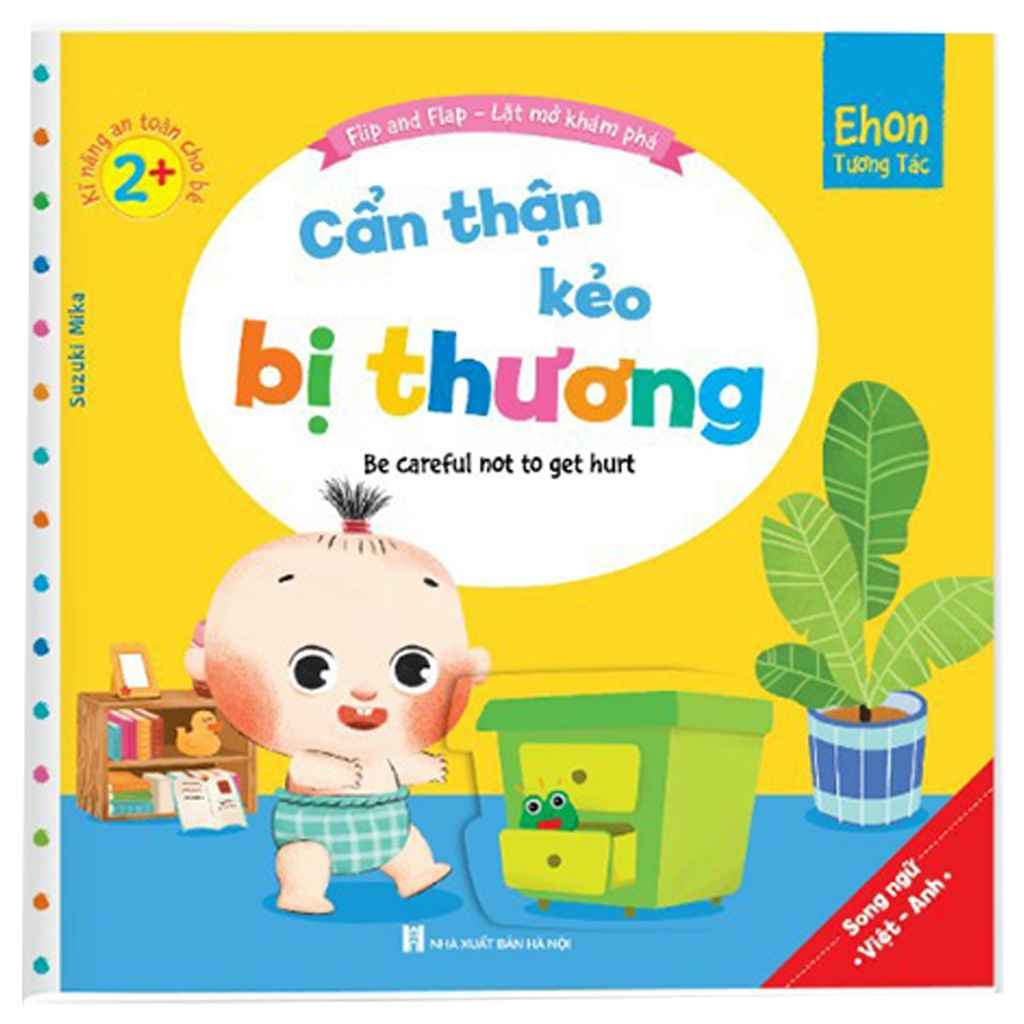 Bộ ehon tương tác lật mở song ngữ Anh - Việt 10 cuốn