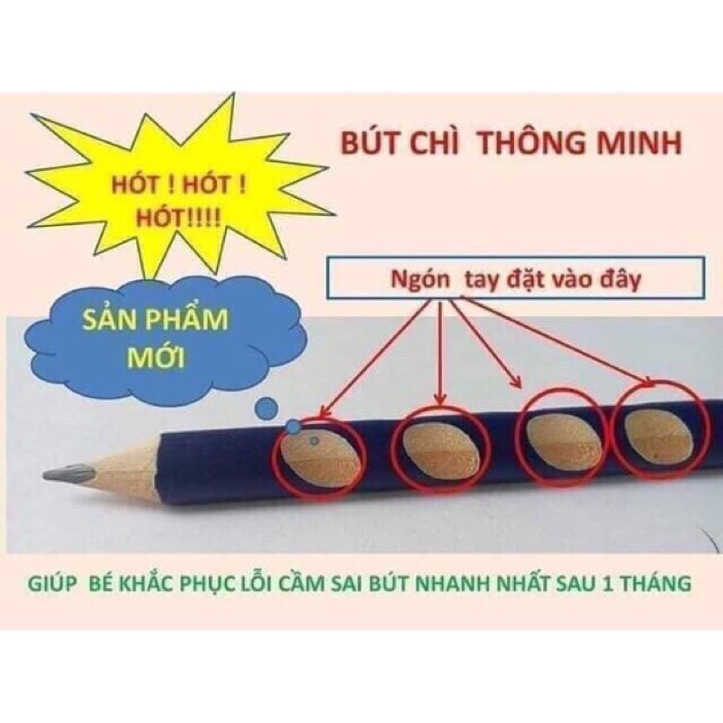 Bút chì định vị, hộp 12 cái tặng kèm gọt bút chì