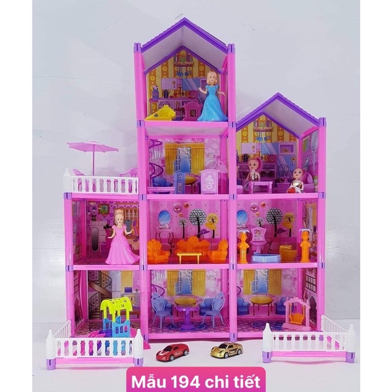 Biệt thự búp bê 194pcs(12 bộ/thùng)