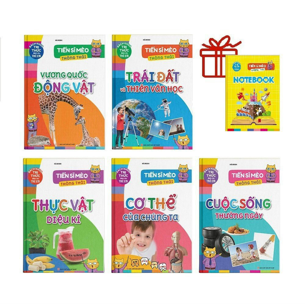 Bộ 10 vạn câu hỏi vì sao - Tiến sĩ mèo thông thái (tặng kèm cuốn sổ ghi chép)