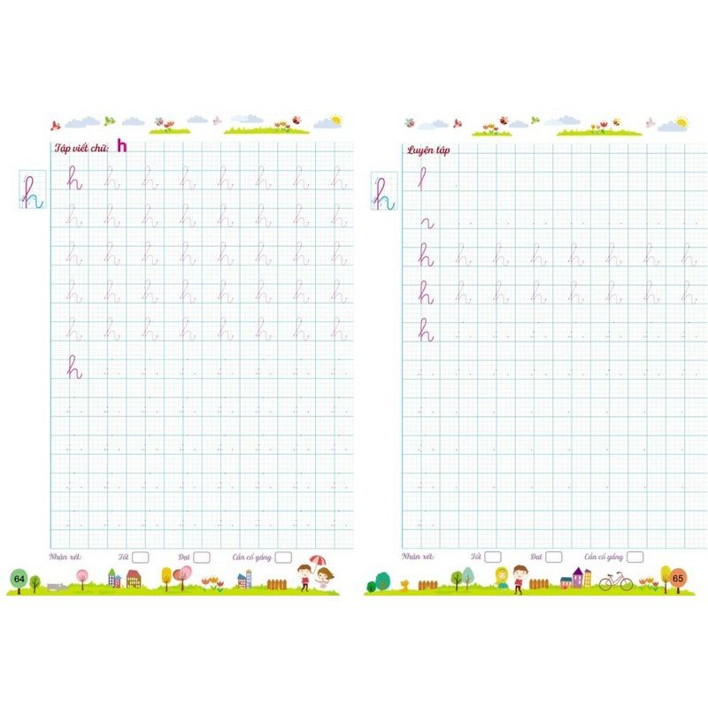 Vở luyện viết trọn bộ quét mã QR