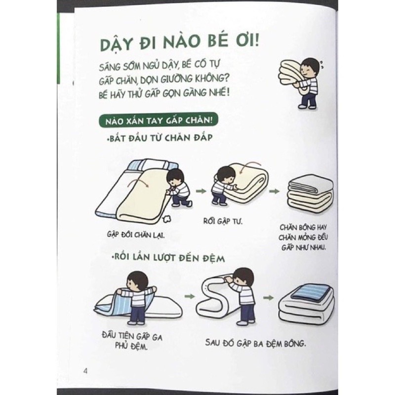 Cẩm nang sinh hoạt bằng tranh cho bé (Bộ 4 cuốn)
