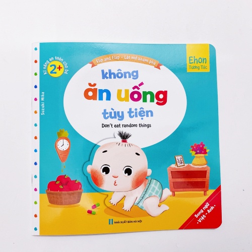Bộ ehon tương tác lật mở song ngữ Anh - Việt 10 cuốn