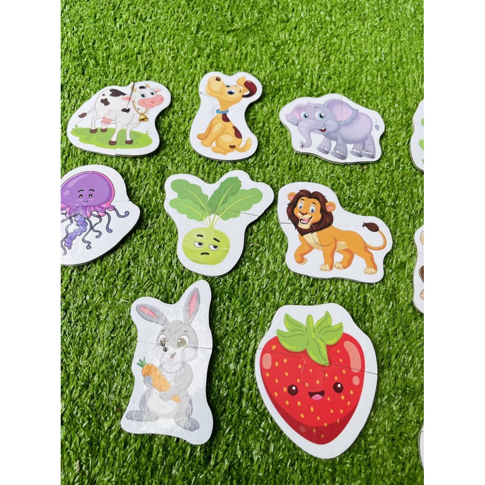 Bộ ghép hình 2 mảnh, 36 hình, 72 chi tiết