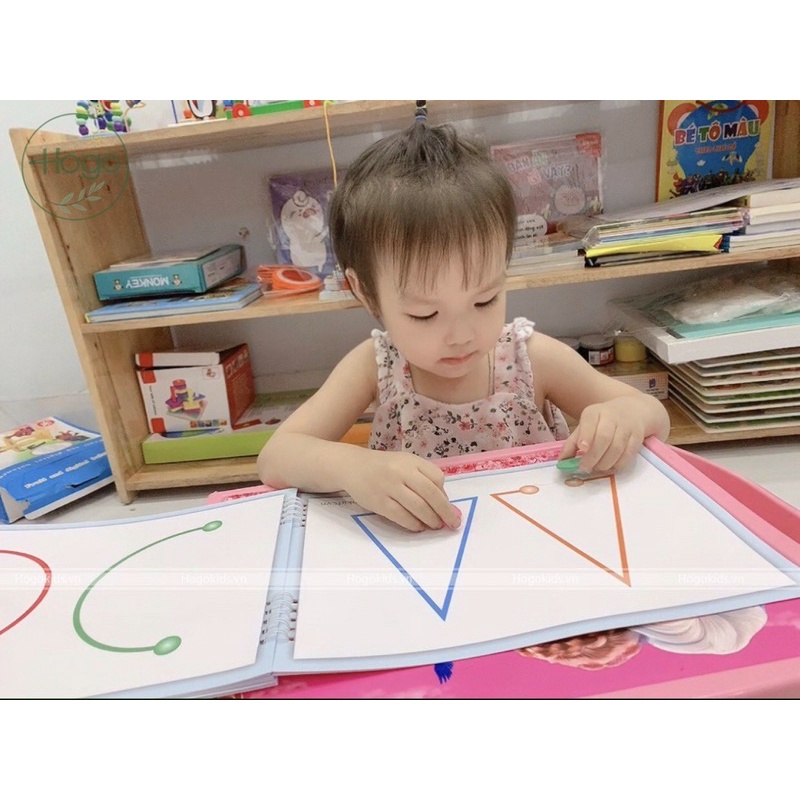Bộ cân bằng não trái não phải tặng kèm 2 bút có đầu xóa