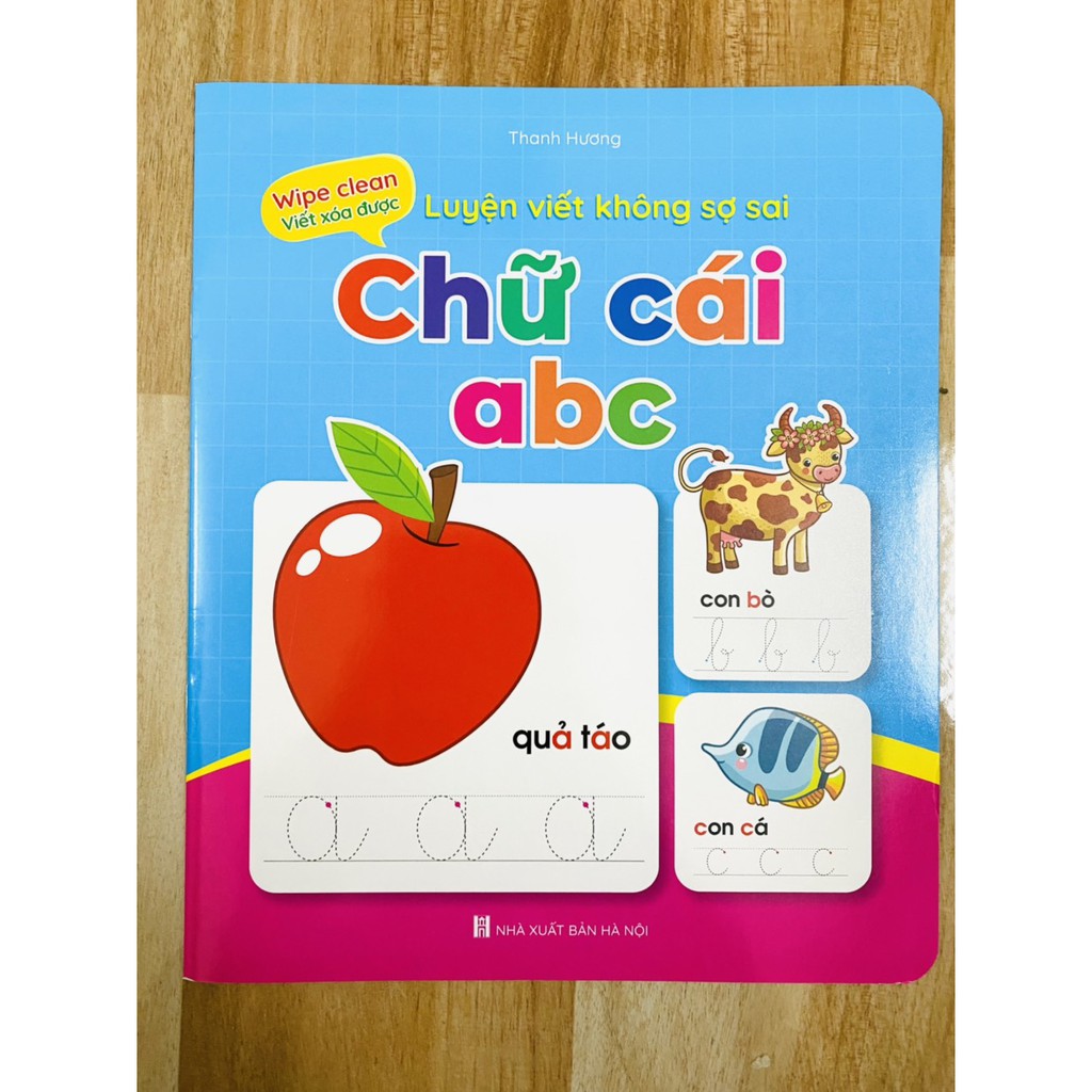 Bộ vở viết xóa được 5 cuốn tặng kèm 2 bút có đầu xóa