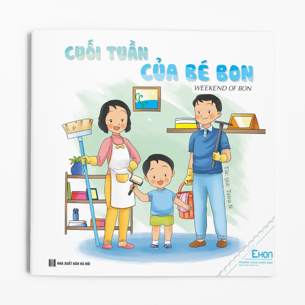 Ehon bé Bon 8 cuốn song ngữ có quét file nghe