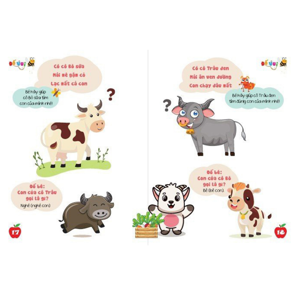 Sách bìa cứng: Đố vui phát triển trí tuệ cho bé