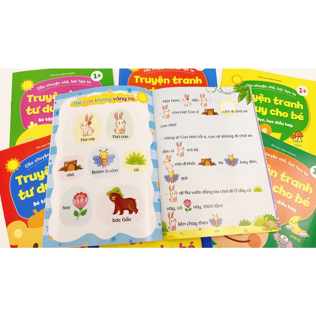 Bộ truyện tranh tư duy cho bé 8 cuốn