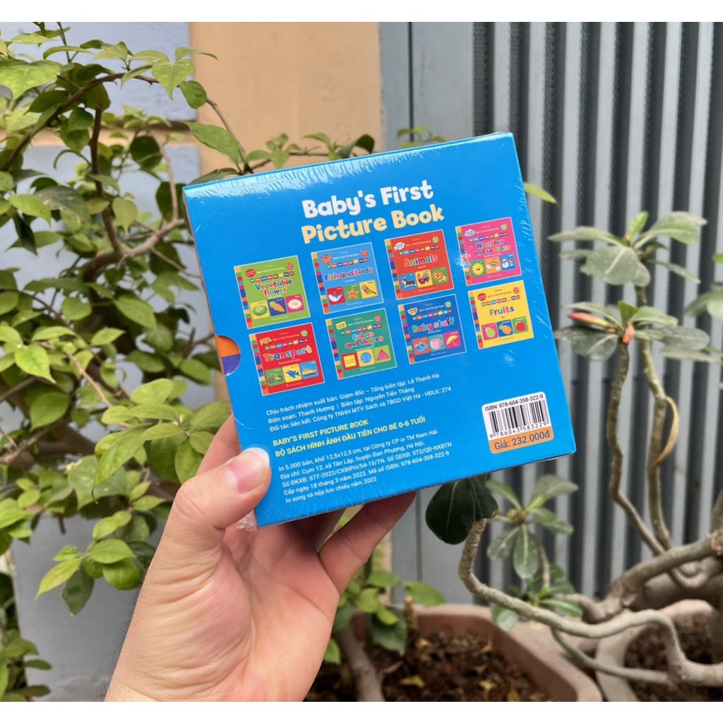 Baby first picture book (bộ sách hình ảnh đầu tiên cho bé về thế giới xung quanh)
