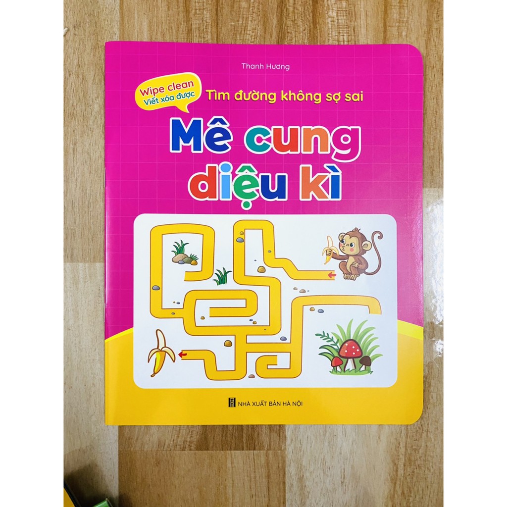 Bộ vở viết xóa được 5 cuốn tặng kèm 2 bút có đầu xóa