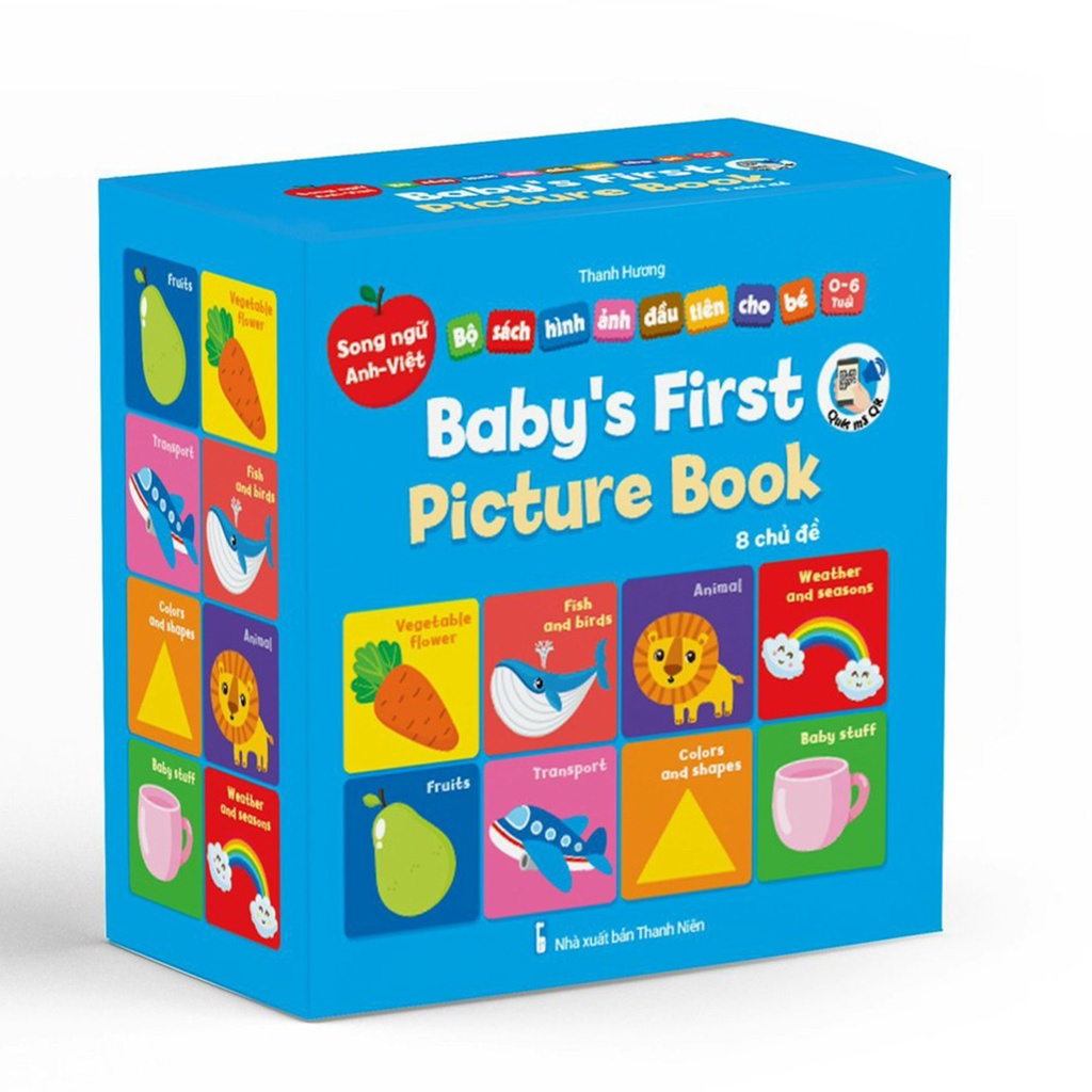 Baby first picture book (bộ sách hình ảnh đầu tiên cho bé về thế giới xung quanh)