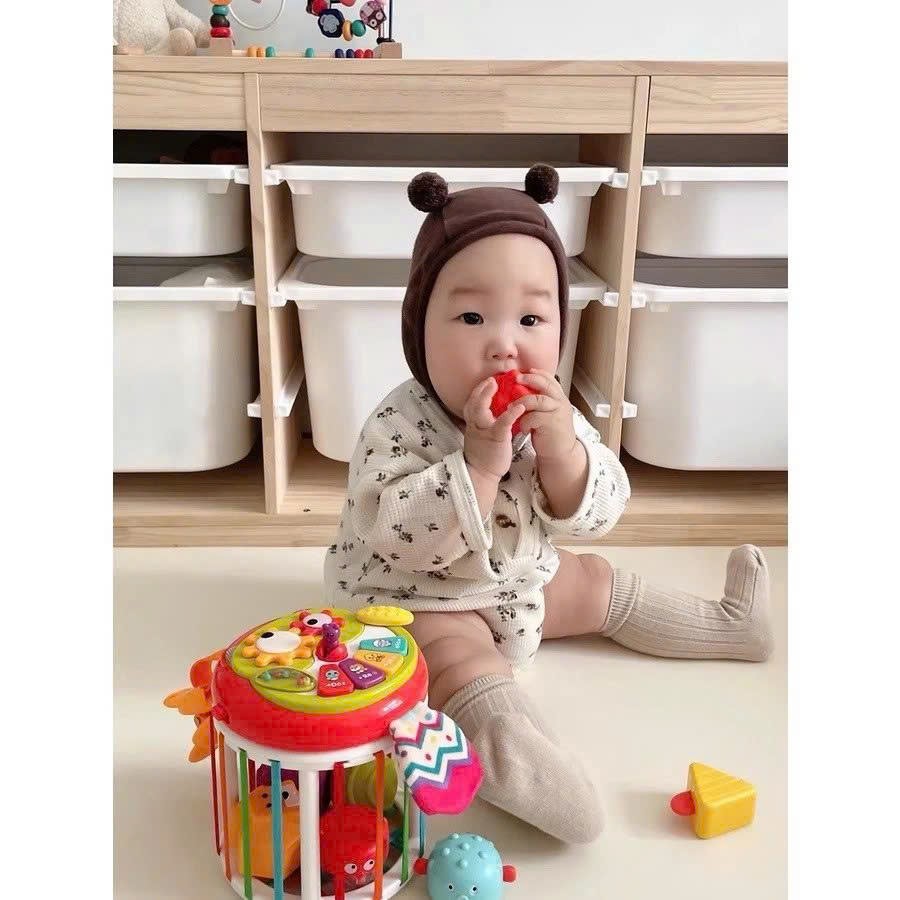 Hộp đan dây hình trụ hồng mã 828